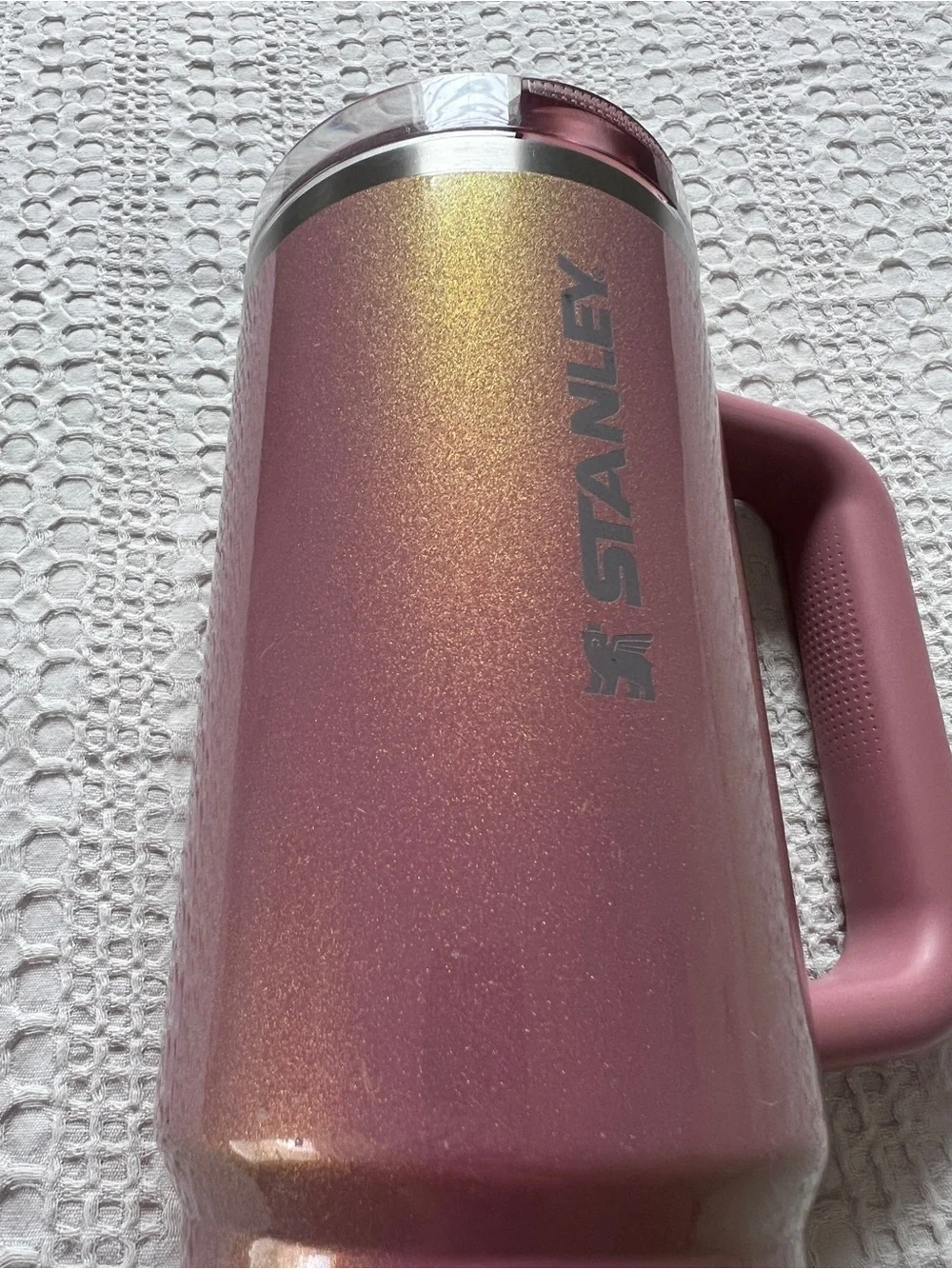 💖 Stanley 30oz Flip Straw Tumbler – Port Shimmer Pink – Excellent - Picture 10 of 10